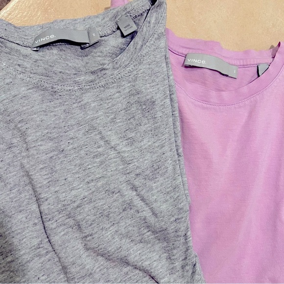 VINCE Pima cotton blend tee bundle of two - Picture 8 of 8